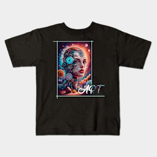 Digital Art ai Kids T-Shirt